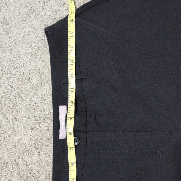 Chico's Black Straight Leg Slacks Work Pants Women's Size 1(8) Short - Picture 5 of 9